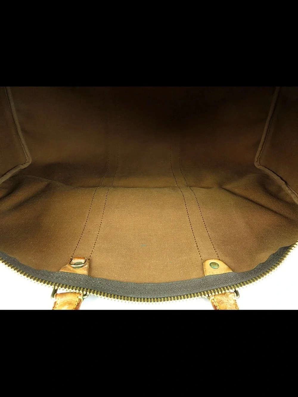 Louis Vuitton Monogram Canvas Duffle Bag in Brown and Tan